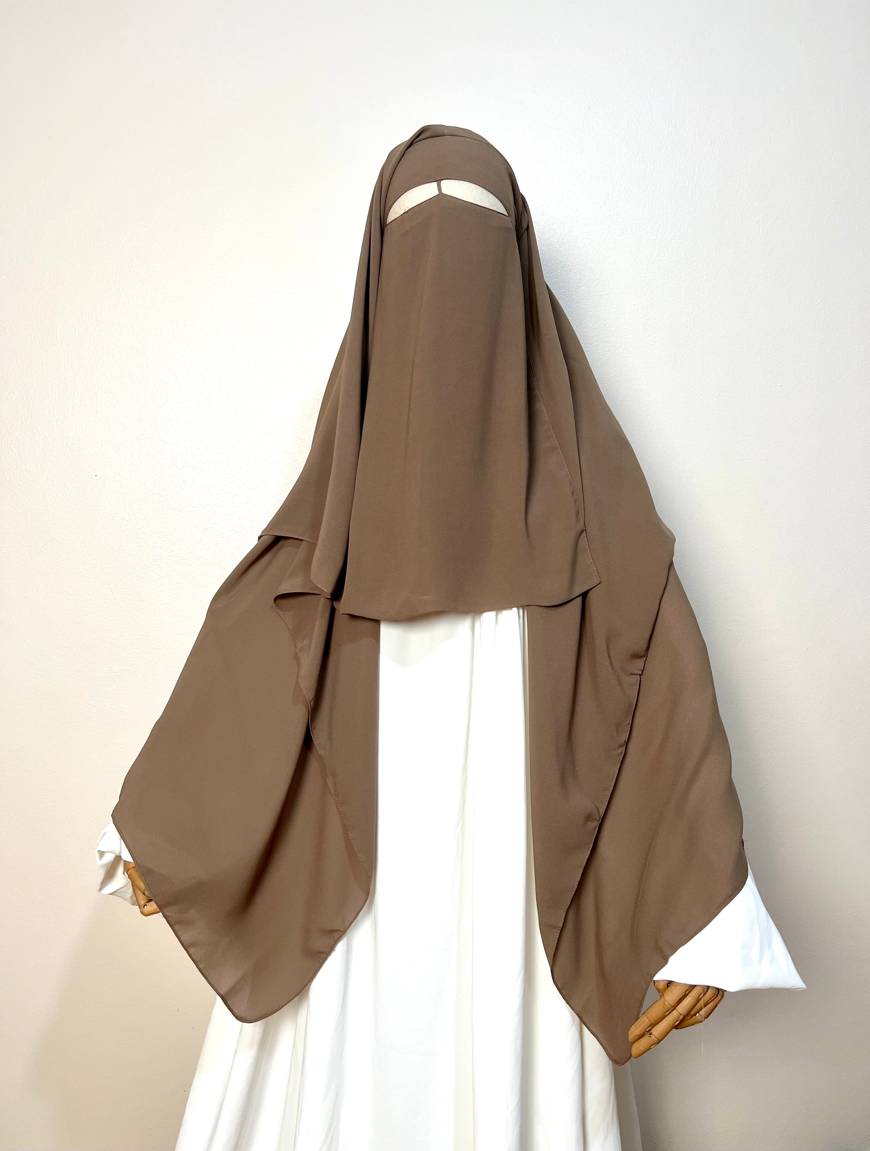 Niqab Sitar Taupe
