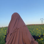 Niqab Sitar bois de rose