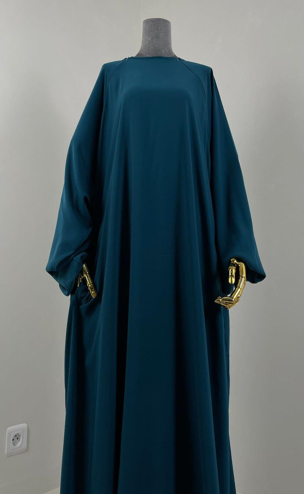 Abaya Sajmaya emeraude
