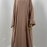 Abaya Sajmaya taupe