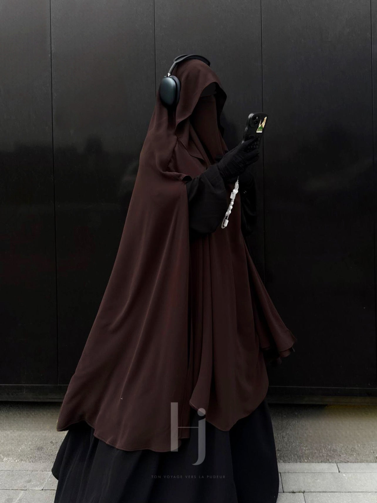 Khimar Malaki - Cape à Fente Casquette