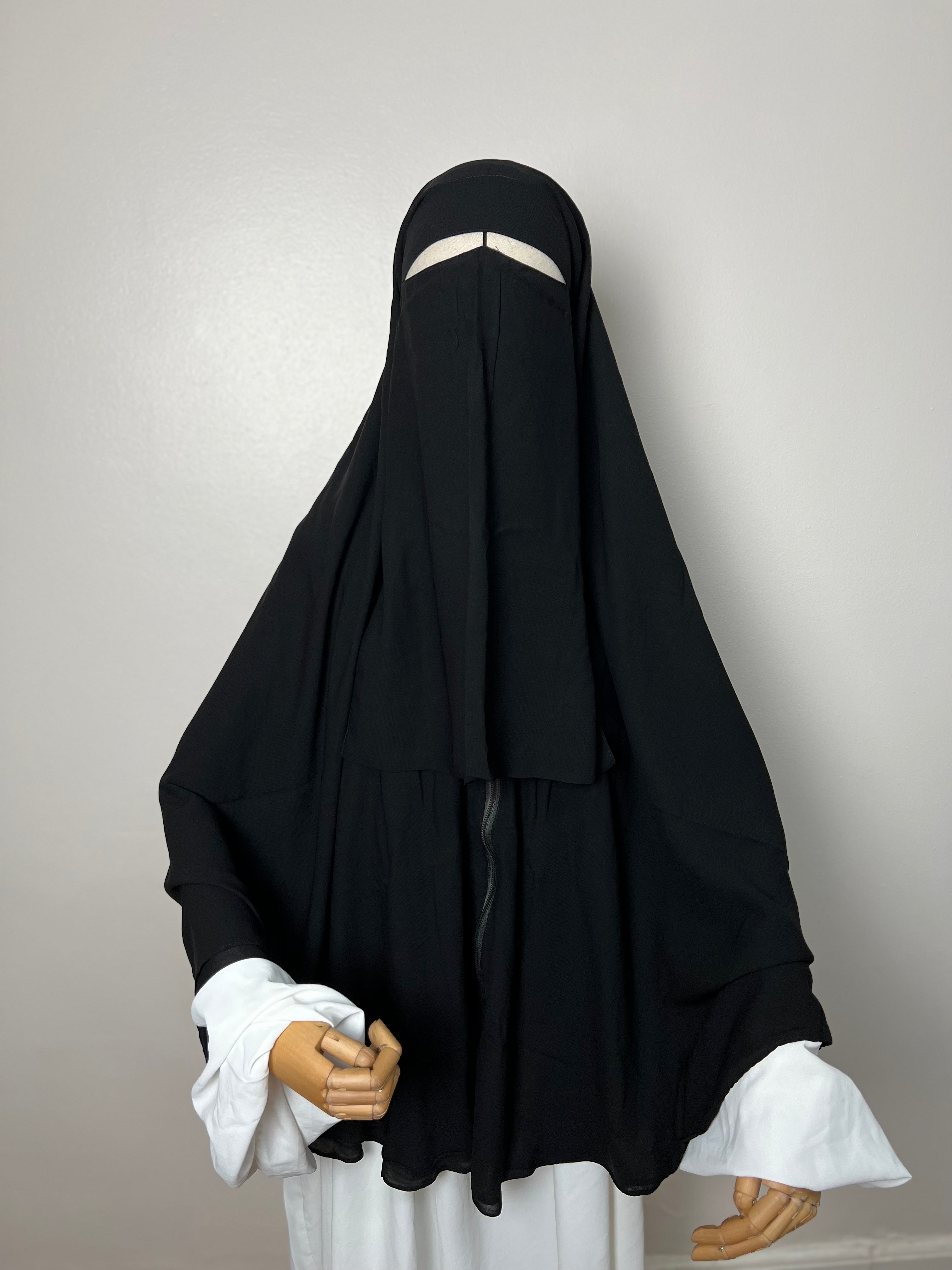 Niqab Ora Cape à Zip