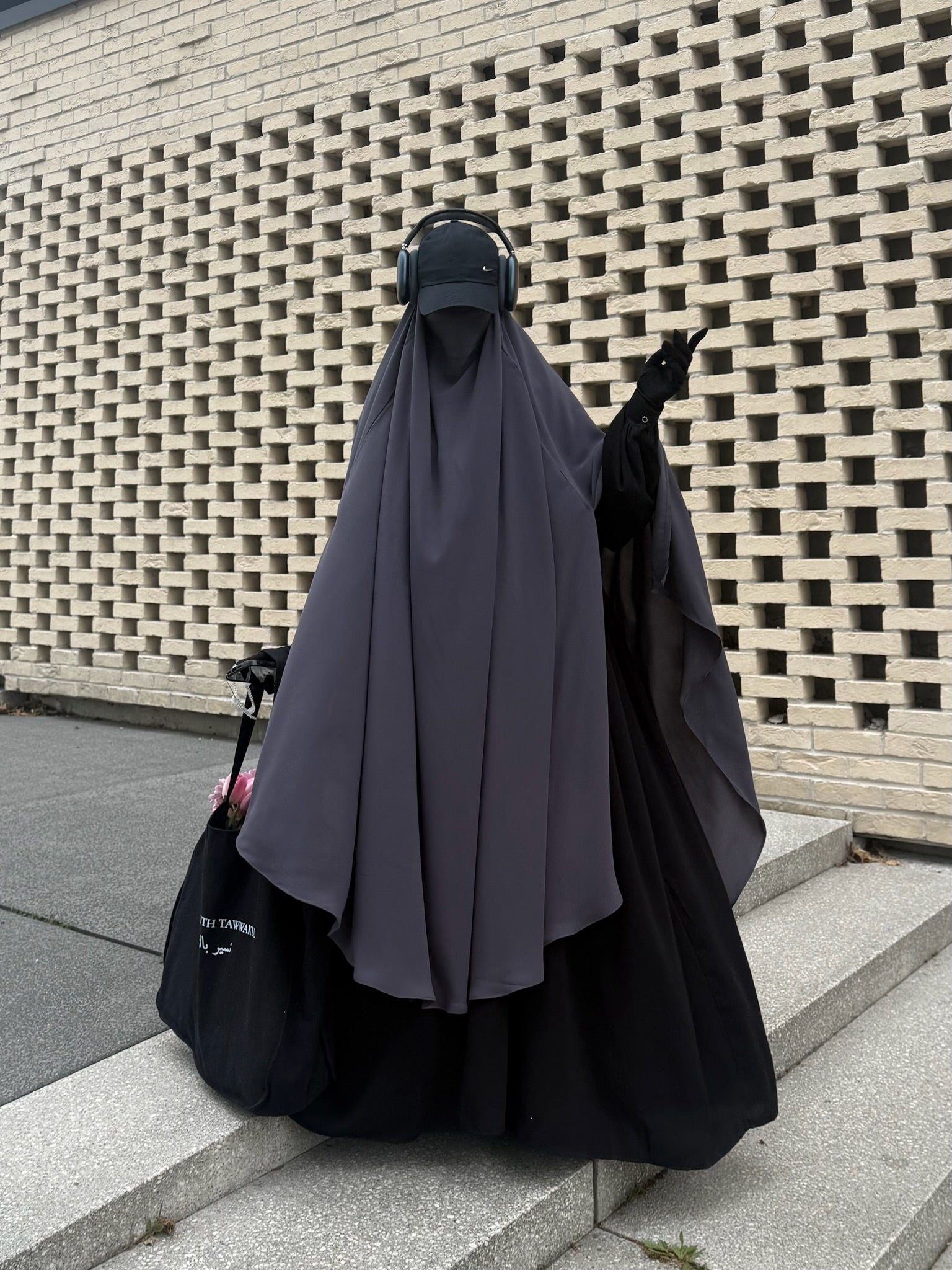 Khimar Cape à Fente
