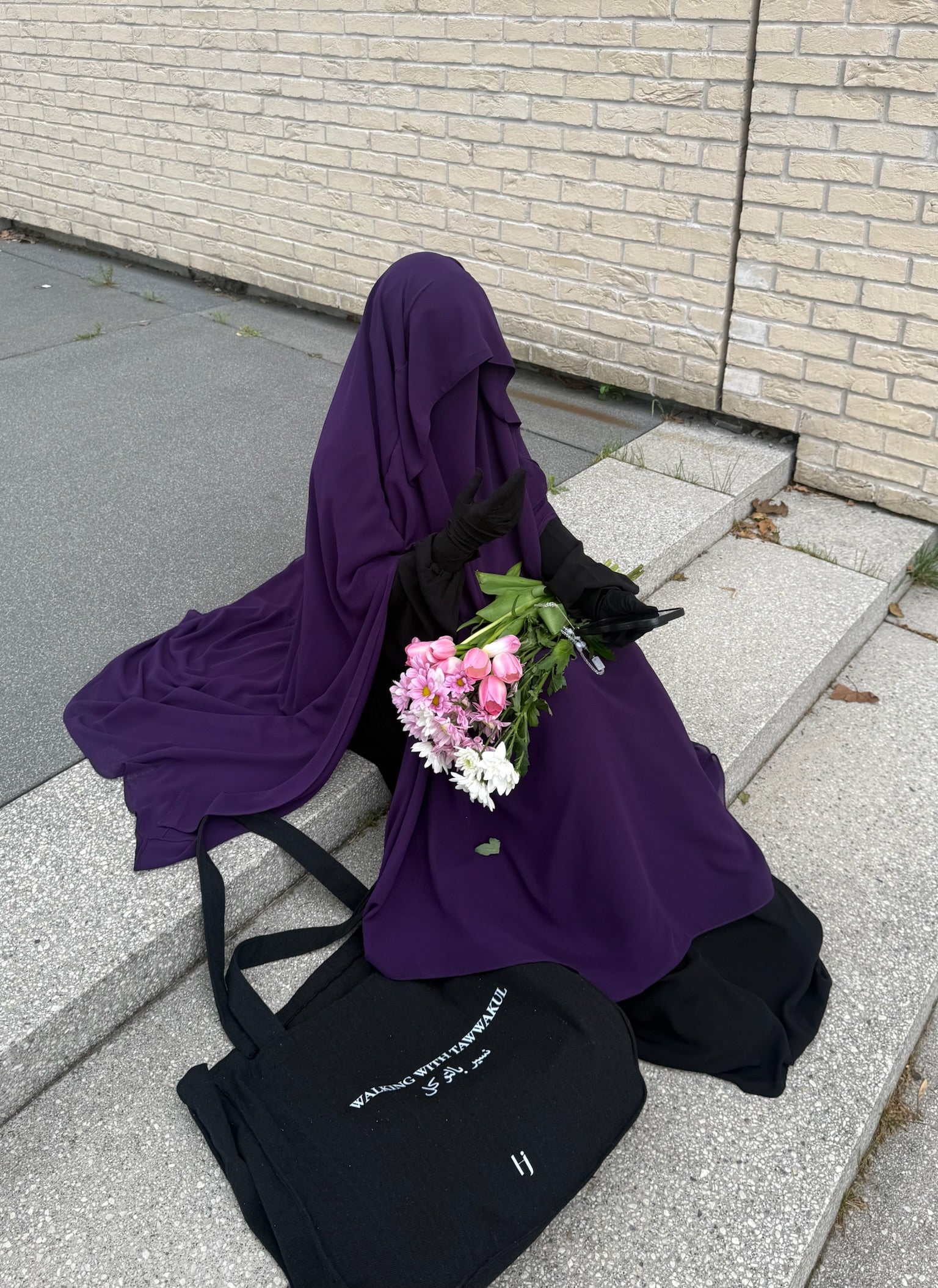 Khimar Malaki - Cape à Fente Casquette