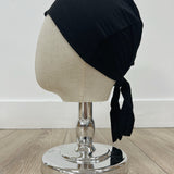 Bonnet Sous Hijab à nouer Noir
