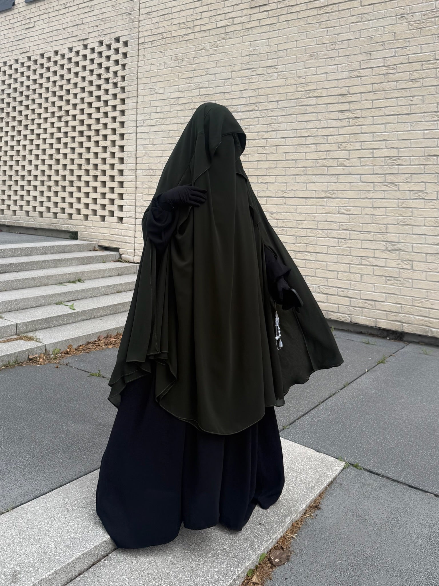 Khimar Malaki - Cape à Fente Casquette