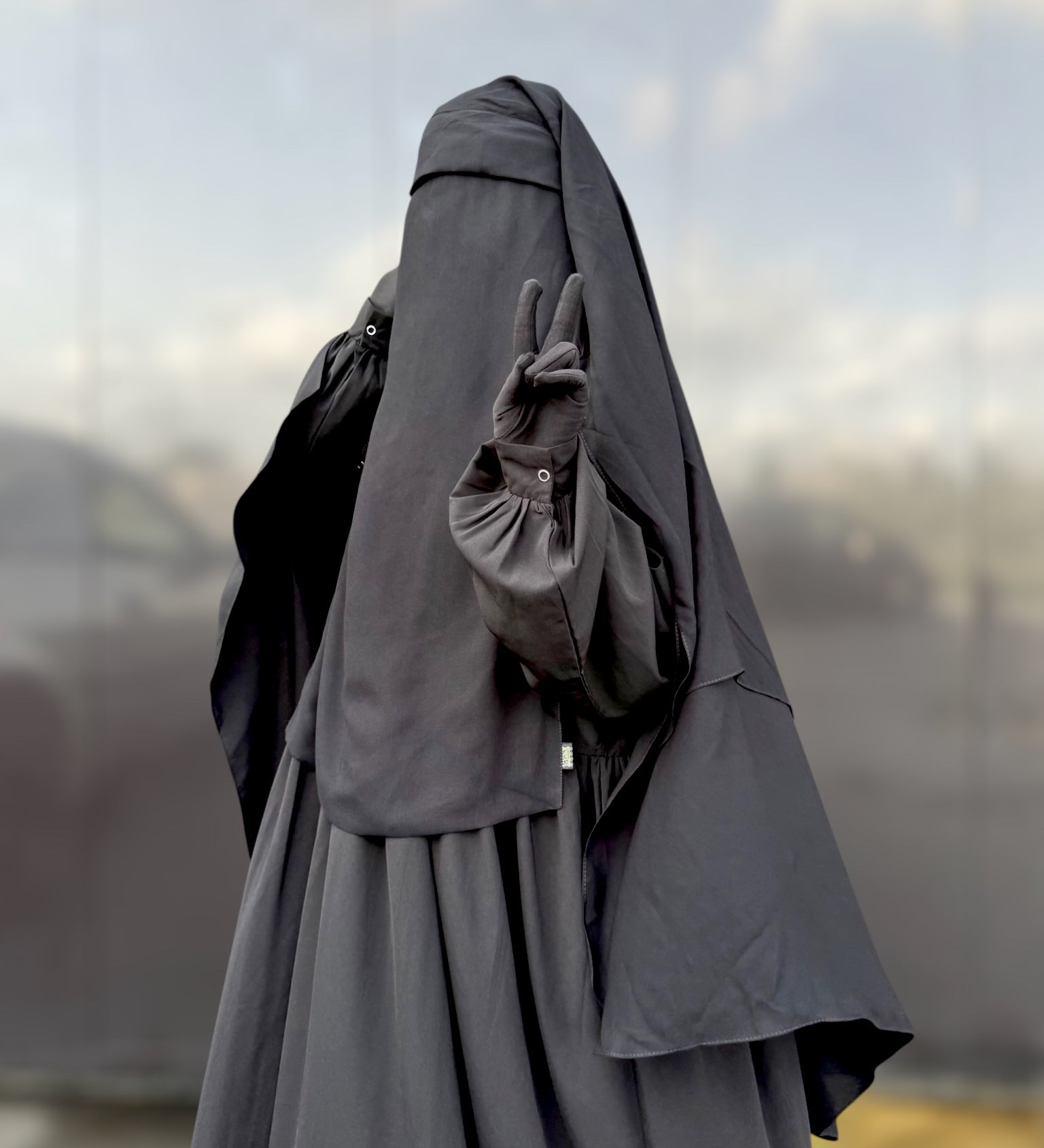 Maxi Niqab Casquette à clip Jadhaab PREMIUM