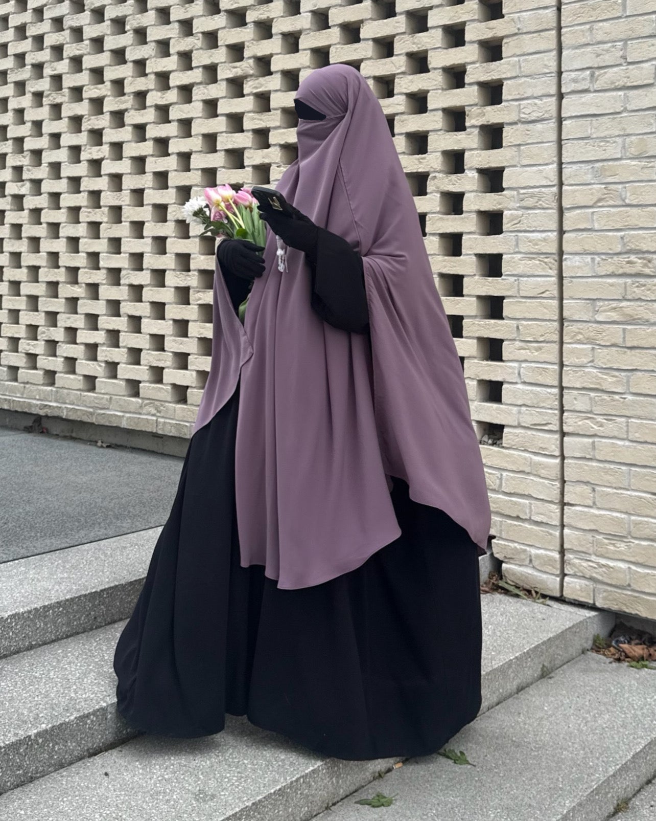 Khimar Cape à Fente