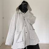 Manteau Court Molleton Épais