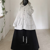 Manteau Court Molleton Épais