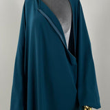 Abaya Sajmaya bleue roi