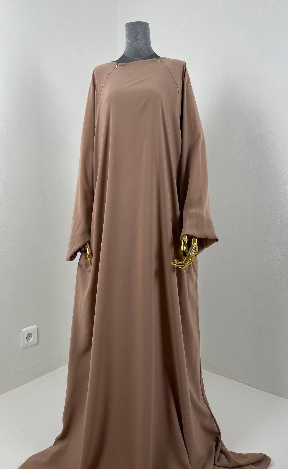 Abaya Sajmaya taupe