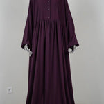 Abaya hijrati couleur taupe