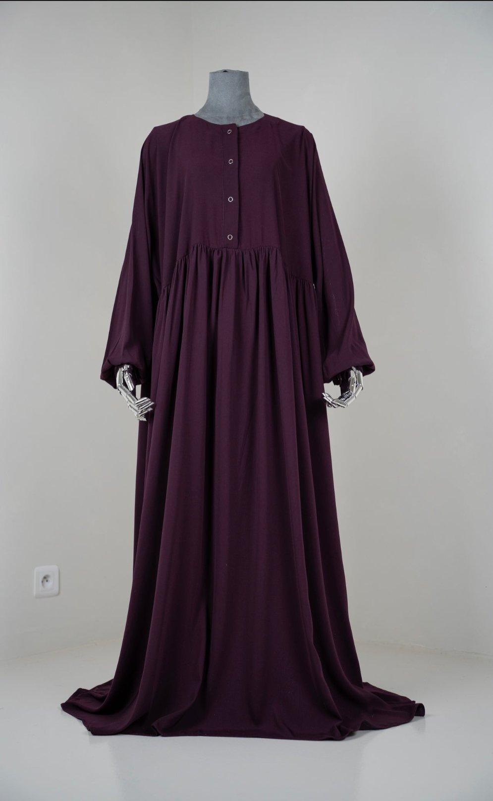 Abaya hijrati couleur taupe