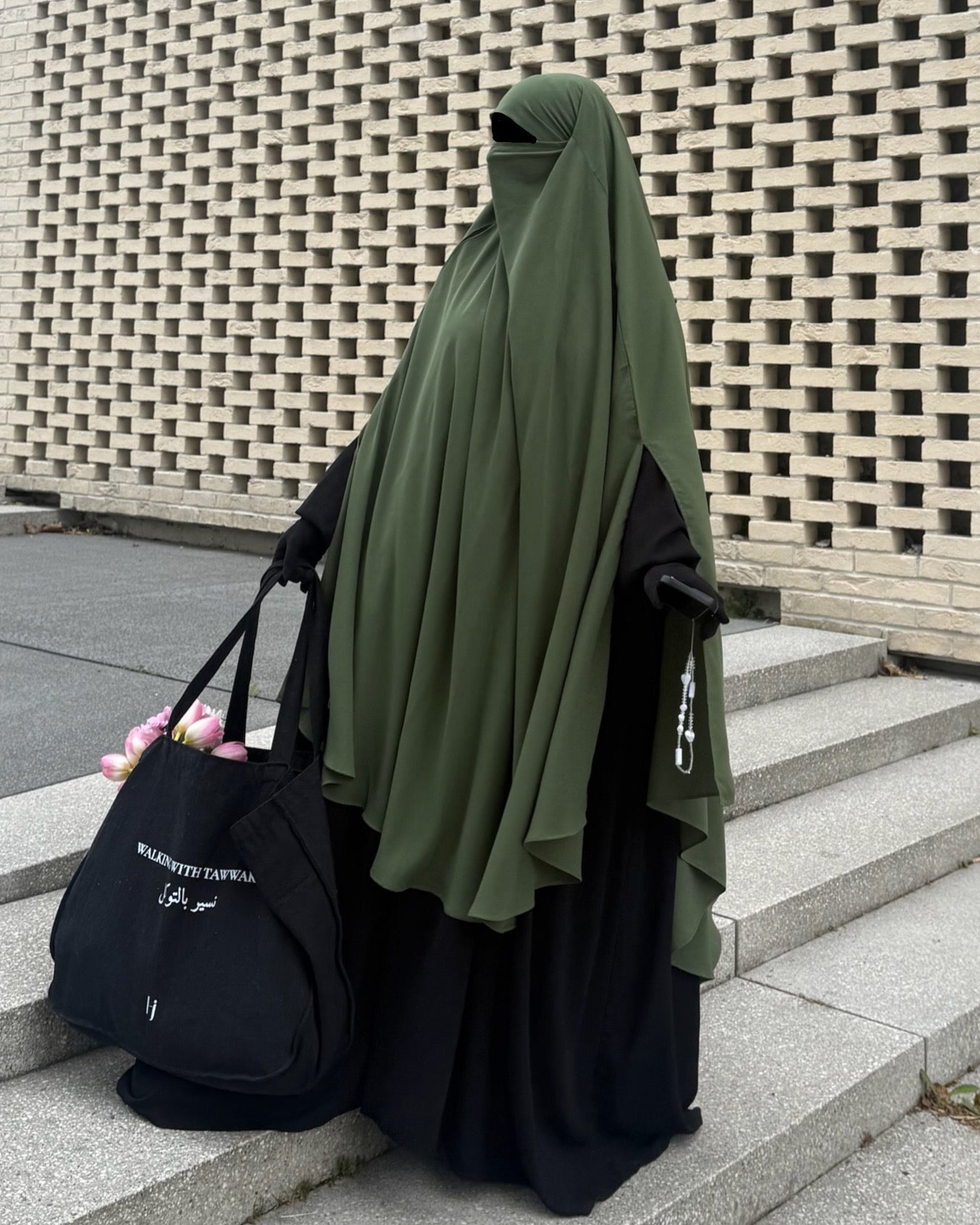 Khimar Cape à Fente