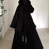 Manteau Court Molleton Épais