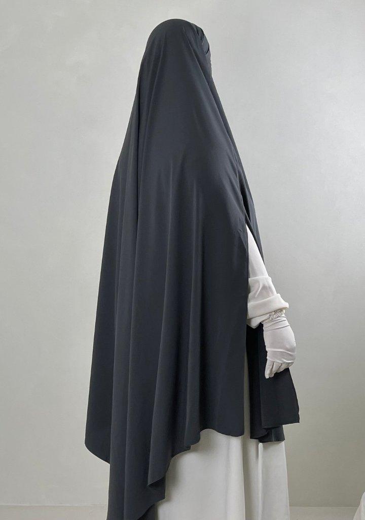 Khimar Cape à Fente dos