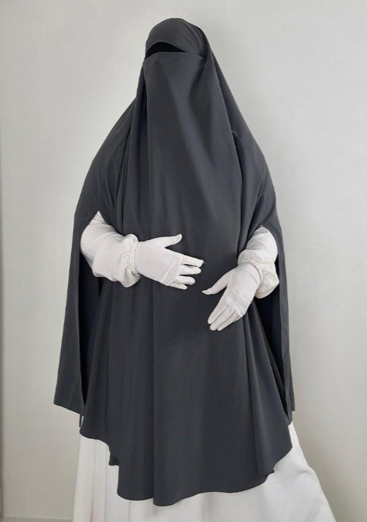 Khimar cape à fente hijrati