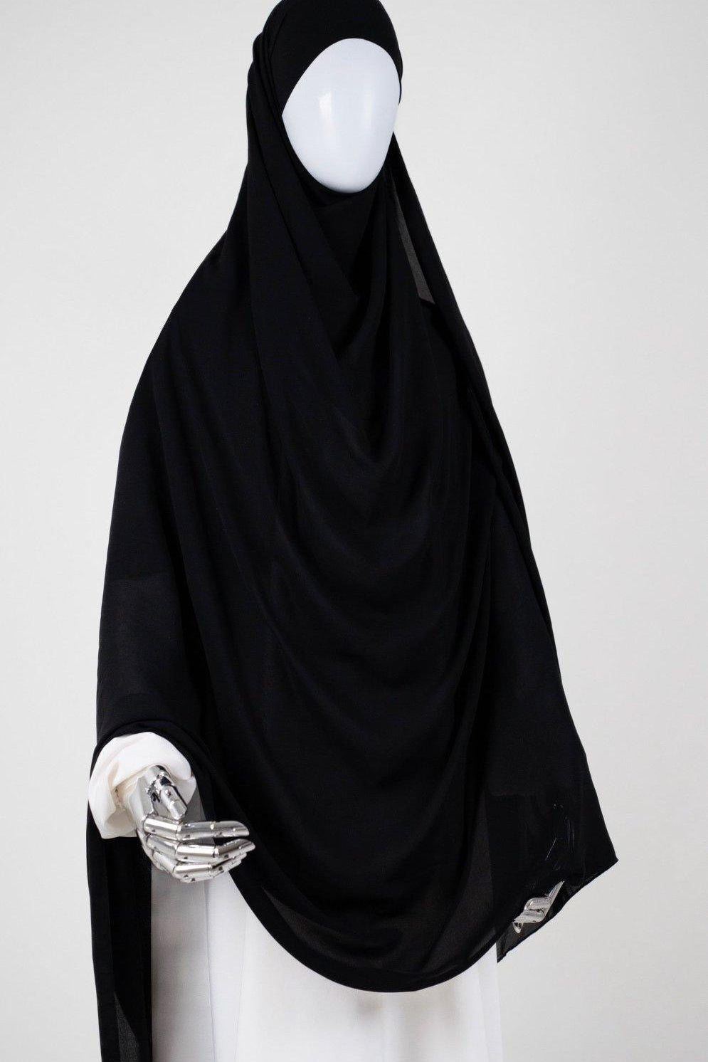 Maxi khimar xxl prêt à enfiler