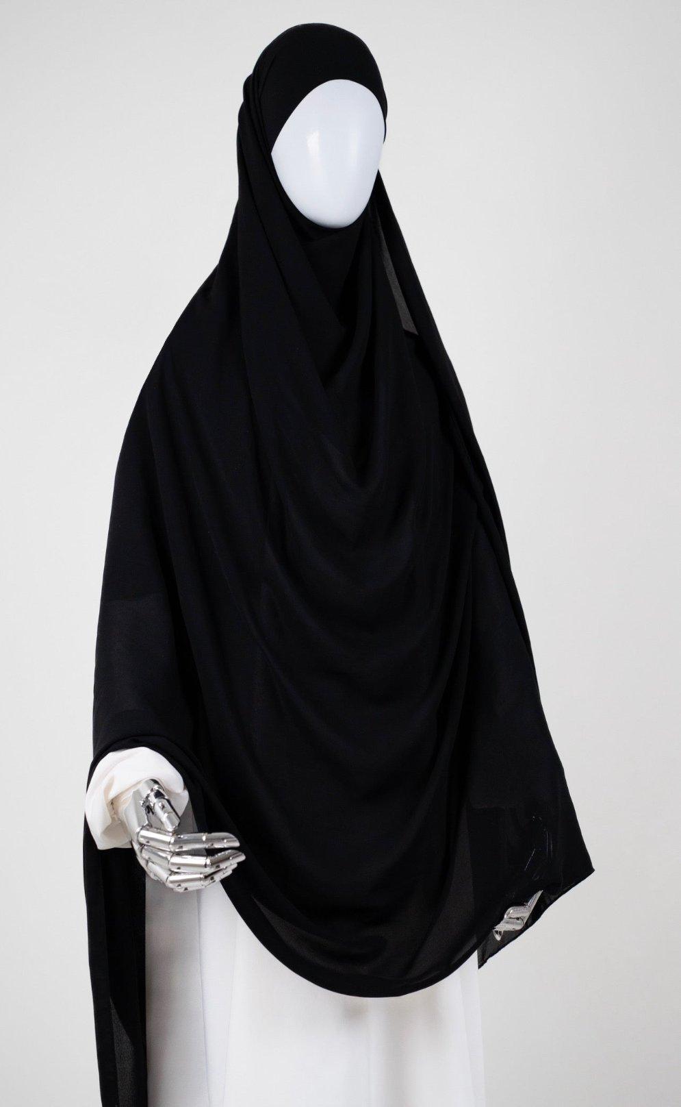 Maxi khimar xxl prêt à enfiler